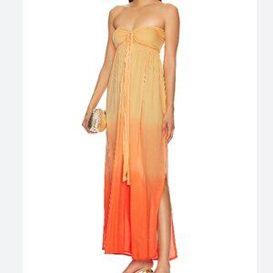 Tiare Hawaii x REVOLVE Mele Maxi Dress in Sunset Ombre size M/L